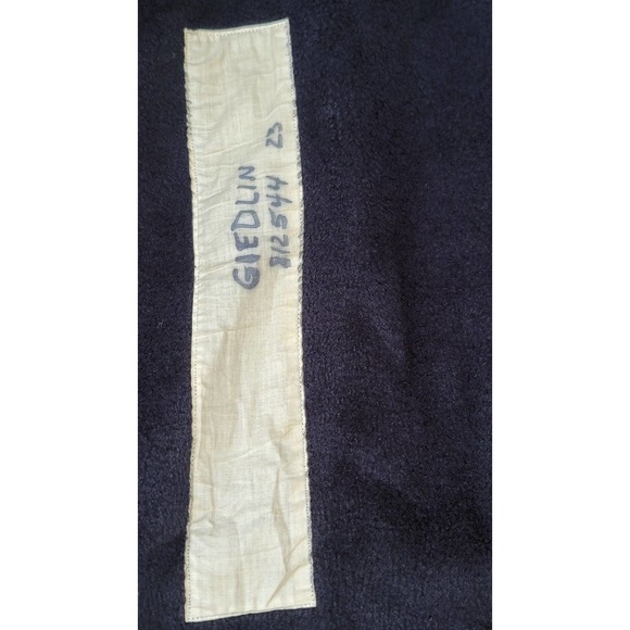 Vtg US Naval Academy Double-Breasted Wool Pea Coat Gold Buttons - Picture 7 of 10